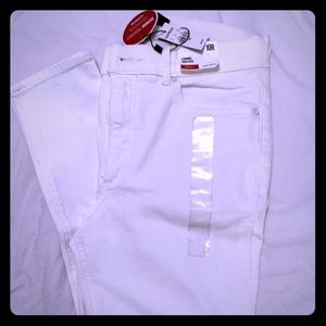 NWT - Express High Rise White Legging Jeans